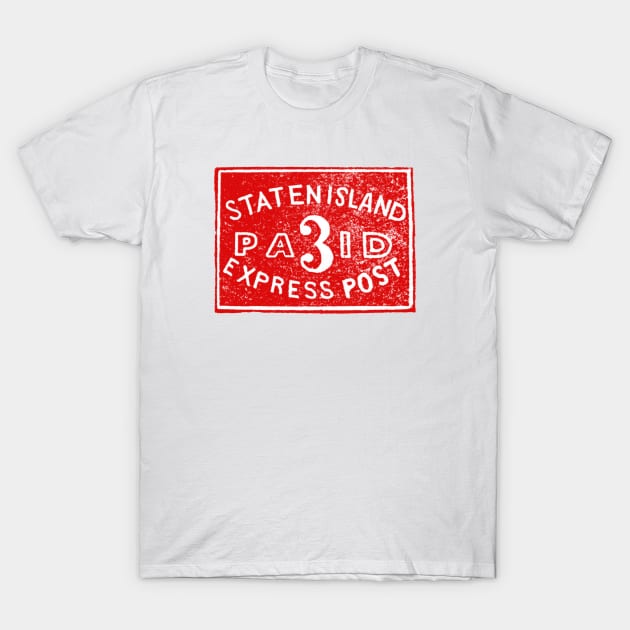 1849 Staten Island Express Post T-Shirt by historicimage